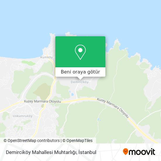 Demirciköy Mahallesi Muhtarlığı harita