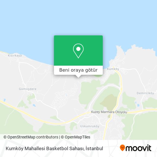 Kumköy Mahallesi Basketbol Sahası harita
