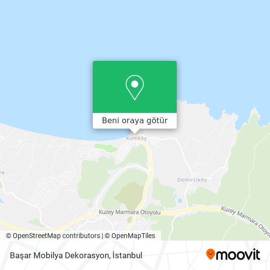 Başar Mobilya Dekorasyon harita