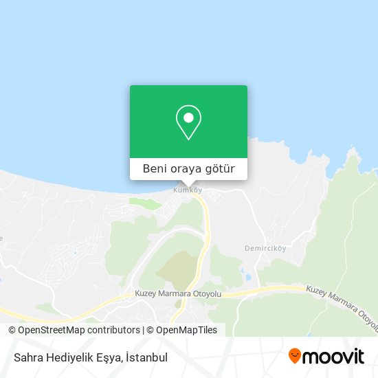 Sahra Hediyelik Eşya harita