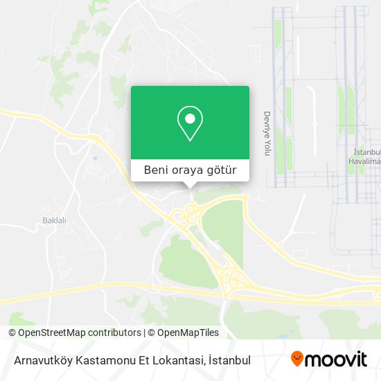 Arnavutköy Kastamonu Et Lokantasi harita