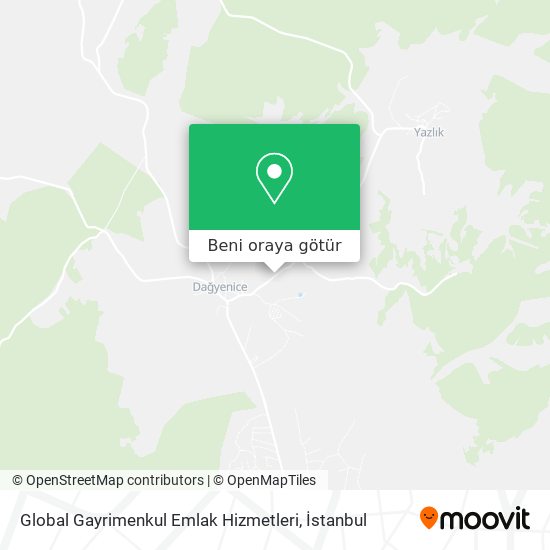 Global Gayrimenkul Emlak Hizmetleri harita
