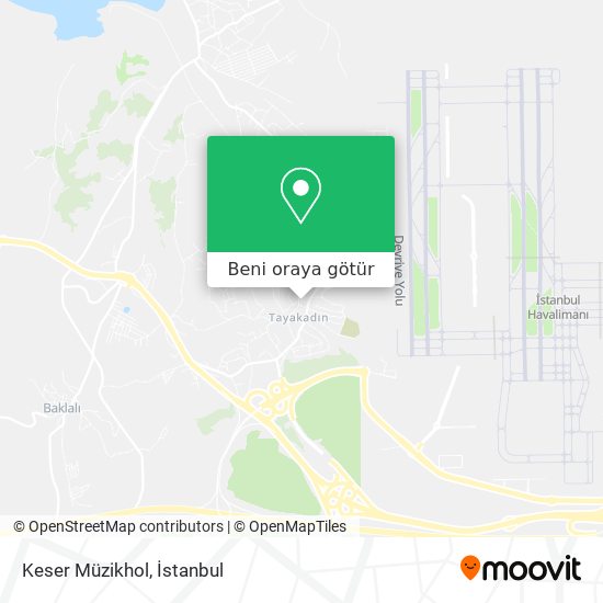 Keser Müzikhol harita