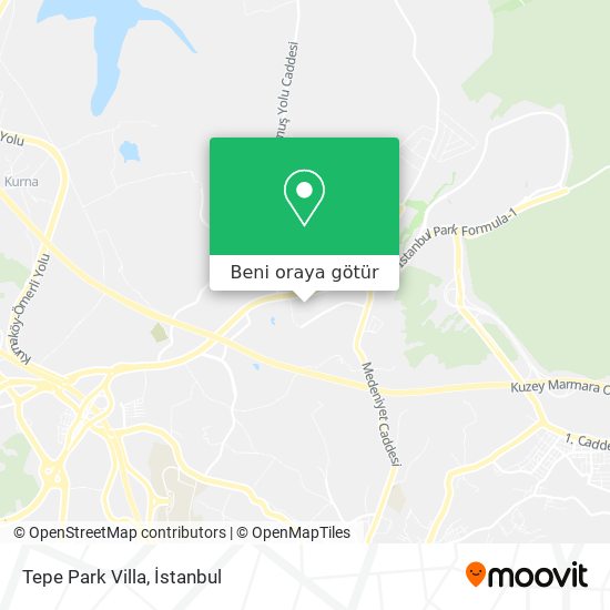 Tepe Park Villa harita