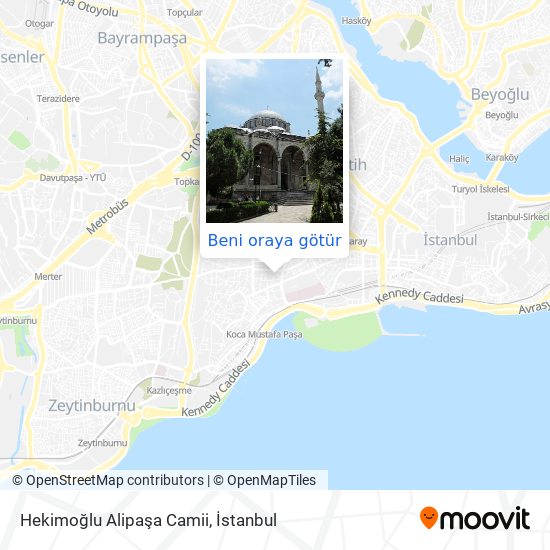 Hekimoğlu Alipaşa Camii harita