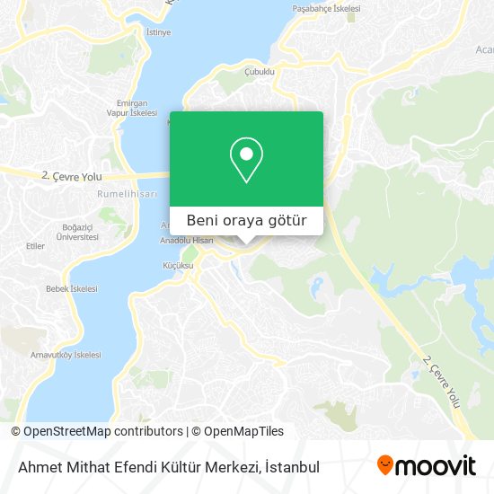 Ahmet Mithat Efendi Kültür Merkezi harita