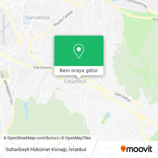 Sultanbeyli Hükümet Konağı harita