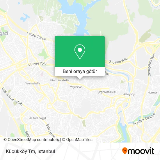 Küçükköy Tm harita