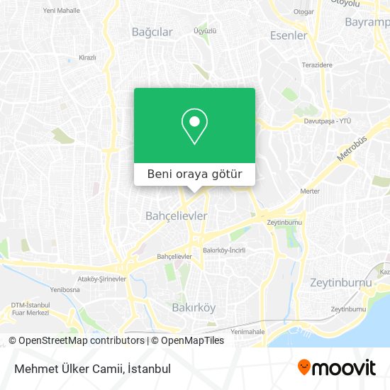 Mehmet Ülker Camii harita