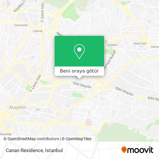 Canan Residence harita
