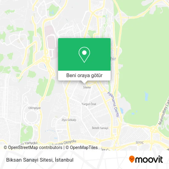 Biksan Sanayi Sitesi harita