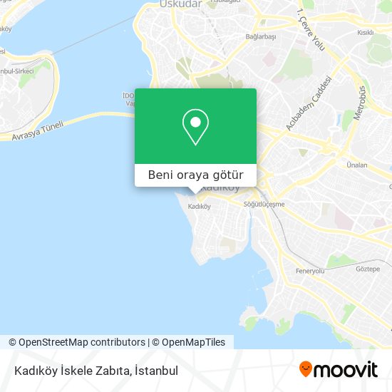 Kadıköy İskele Zabıta harita