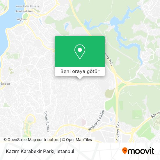 Kazım Karabekir Parkı harita