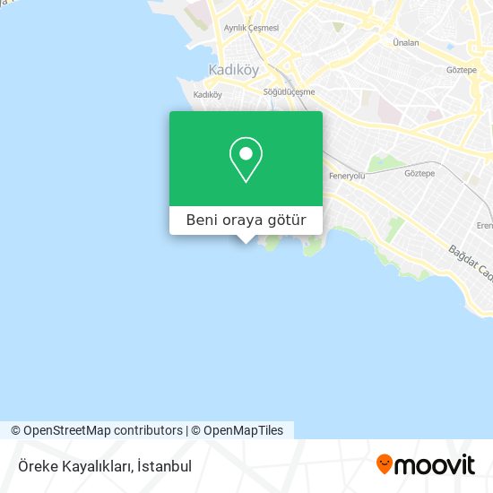 Öreke Kayalıkları harita