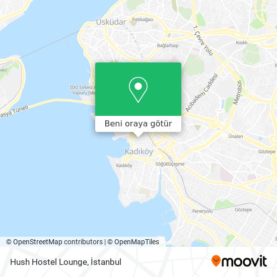 Hush Hostel Lounge harita