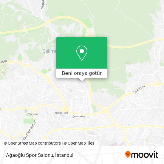 Ağaoğlu Spor Salonu harita