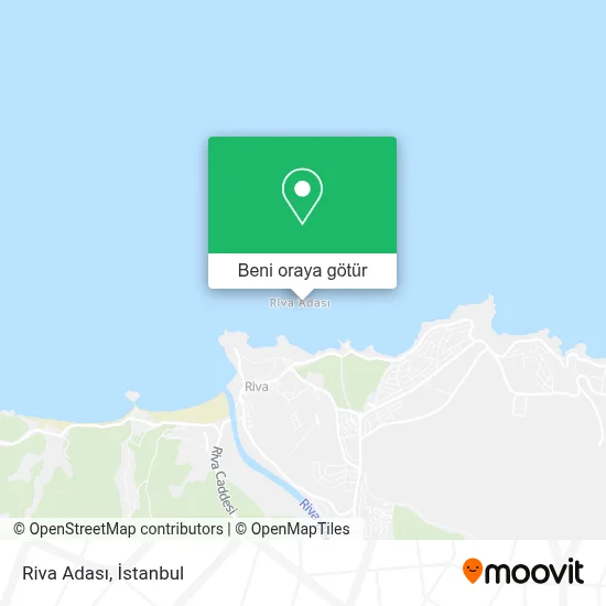 Riva Adası harita