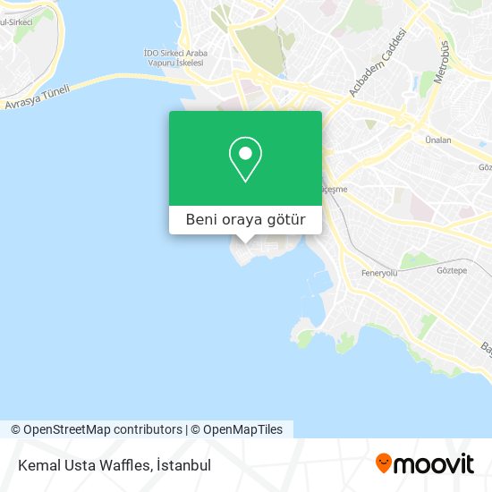 Kemal Usta Waffles harita