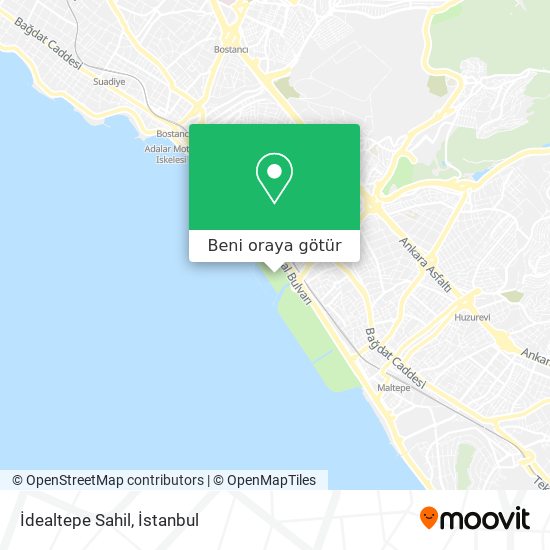 İdealtepe Sahil harita