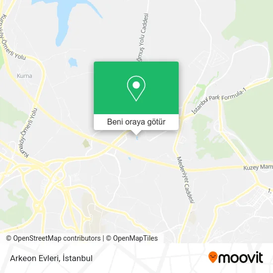 Arkeon Evleri harita