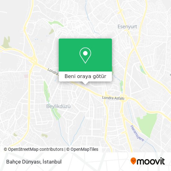 Bahçe Dünyası harita