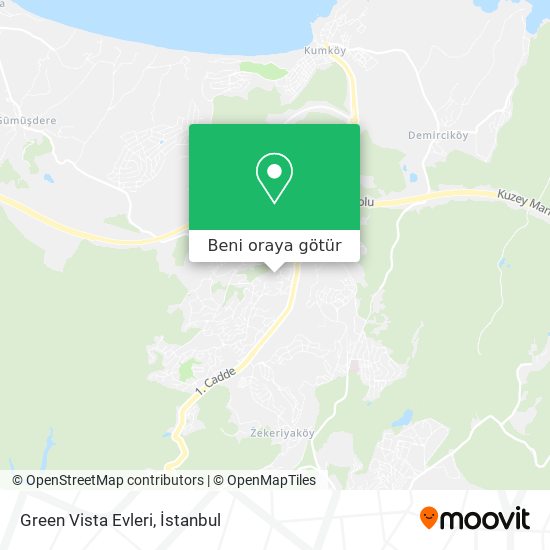 Green Vista Evleri harita