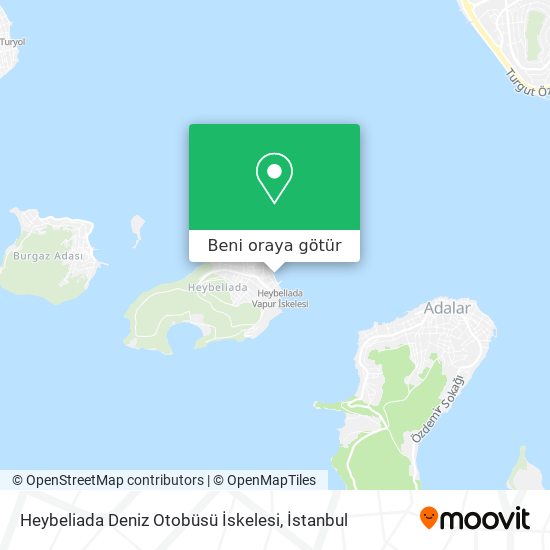 Heybeliada Deniz Otobüsü İskelesi harita