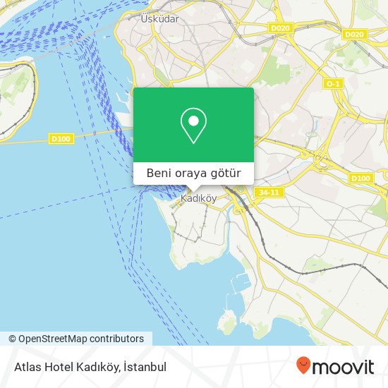 Atlas Hotel Kadıköy harita