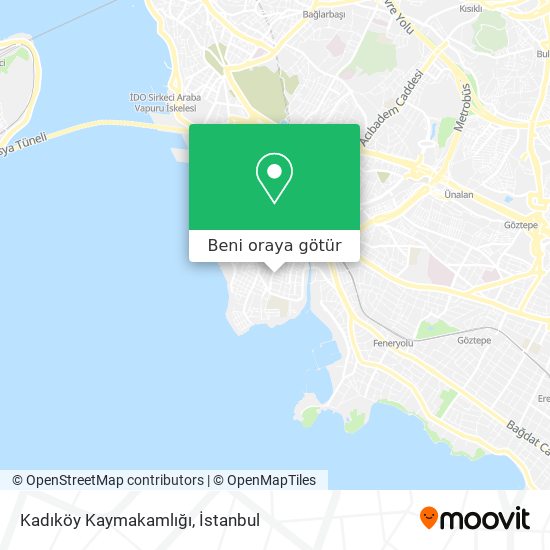 Kadıköy Kaymakamlığı harita