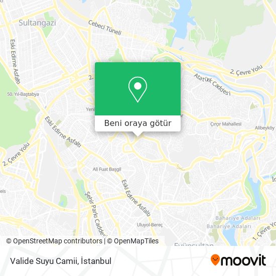 Valide Suyu Camii harita