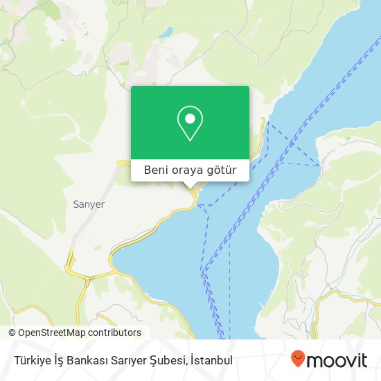 Türkiye İş Bankası Sarıyer Şubesi harita