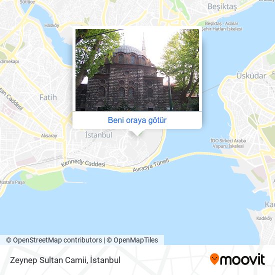 Zeynep Sultan Camii harita