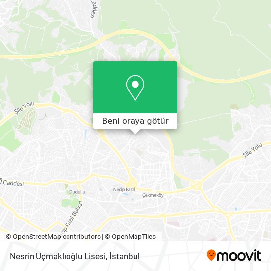 Nesrin Uçmaklıoğlu Lisesi harita