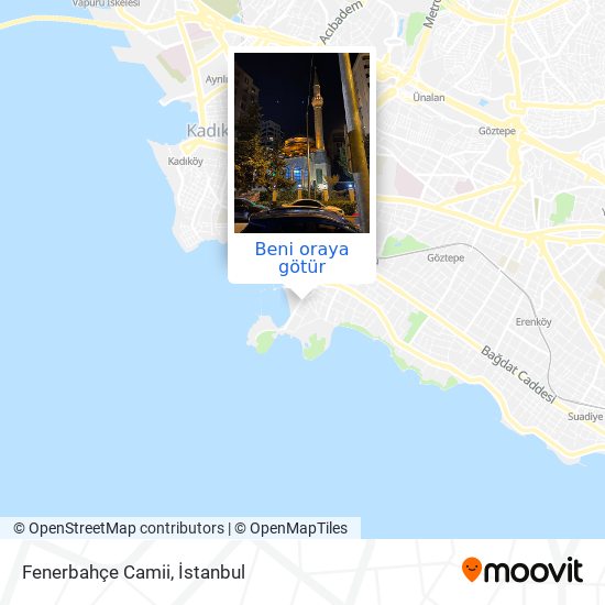 Fenerbahçe Camii harita