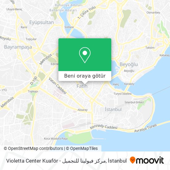Violetta Center Kuaför - مركز فيوليتا للتجميل harita
