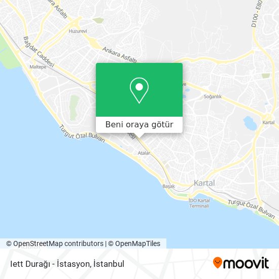 Iett Durağı - İstasyon harita