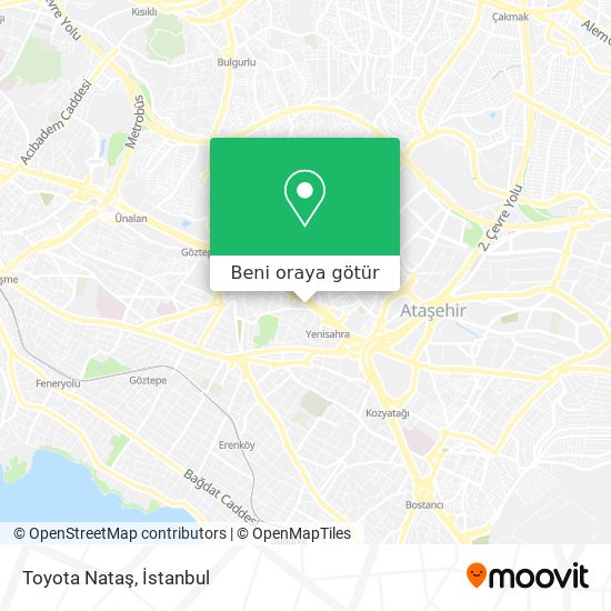 Toyota Nataş harita