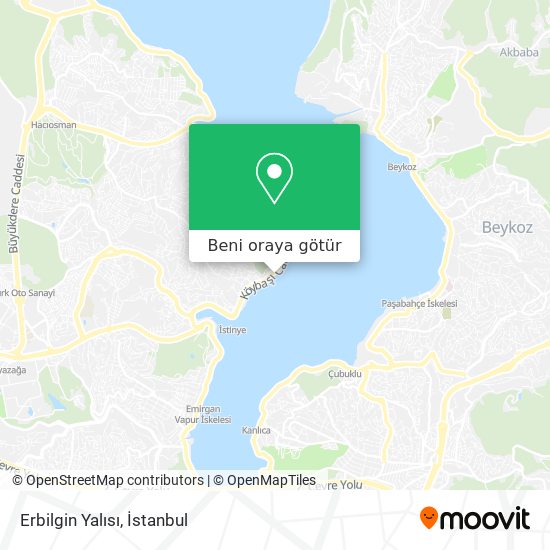 Erbilgin Yalısı harita