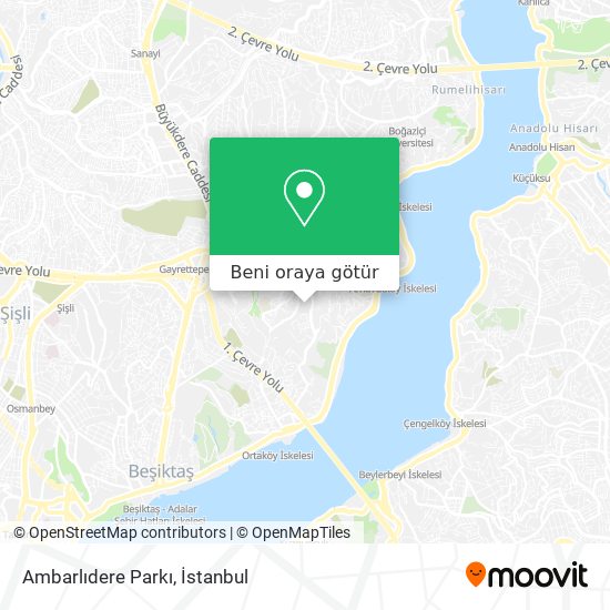 Ambarlıdere Parkı harita