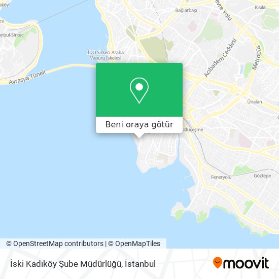 İski Kadıköy Şube Müdürlüğü harita