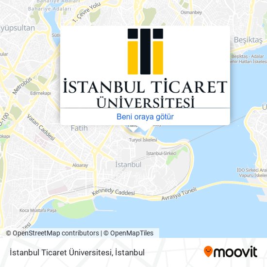 istanbul ticaret universitesi fatih nerede otobus metro minibus dolmus veya tren ile nasil gidilir
