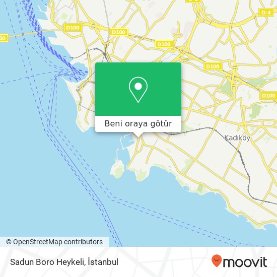 Sadun Boro Heykeli harita