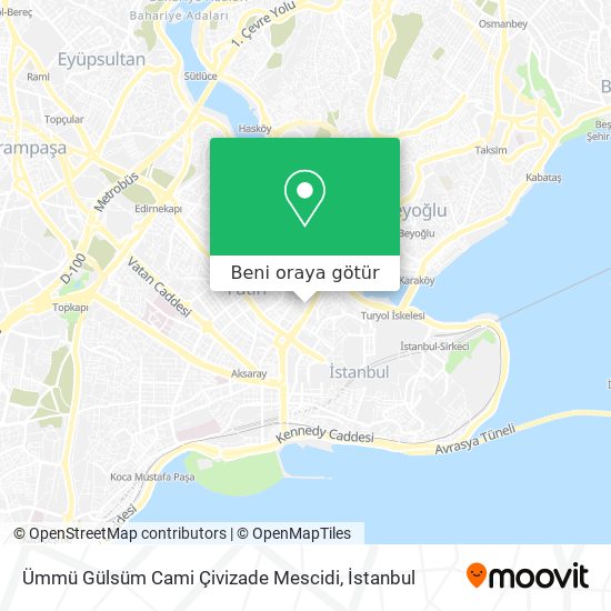 Ümmü Gülsüm Cami Çivizade Mescidi harita