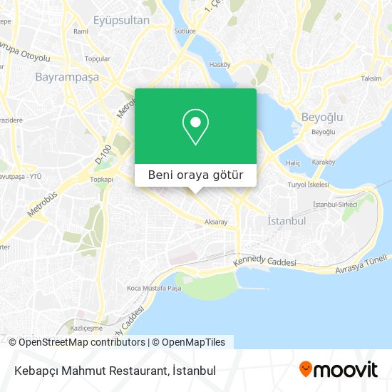 Kebapçı Mahmut Restaurant harita