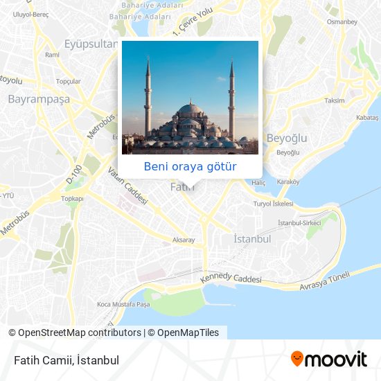 Fatih Camii harita
