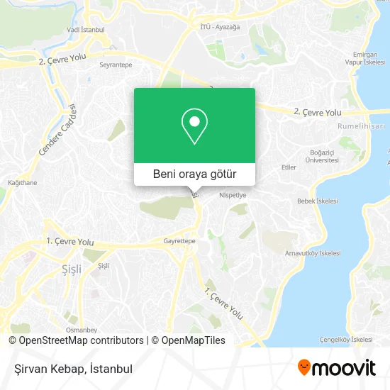 Şirvan Kebap harita
