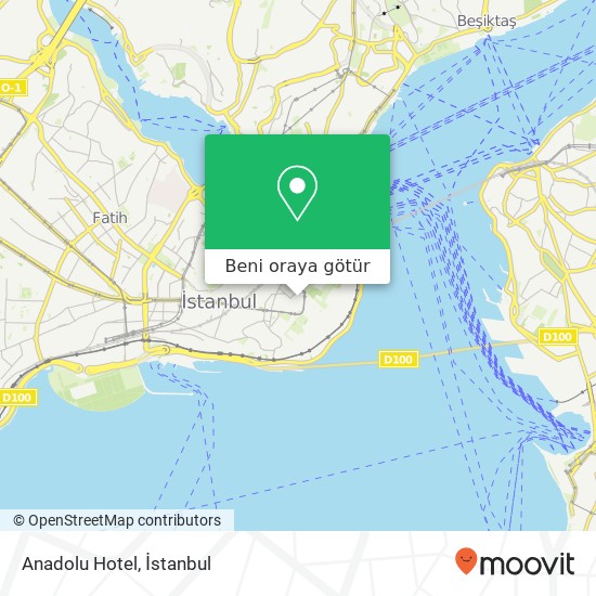 Anadolu Hotel harita