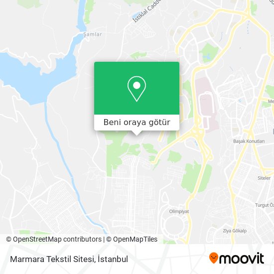 Marmara Tekstil Sitesi harita