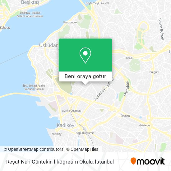 Reşat Nuri Güntekin İlköğretim Okulu harita