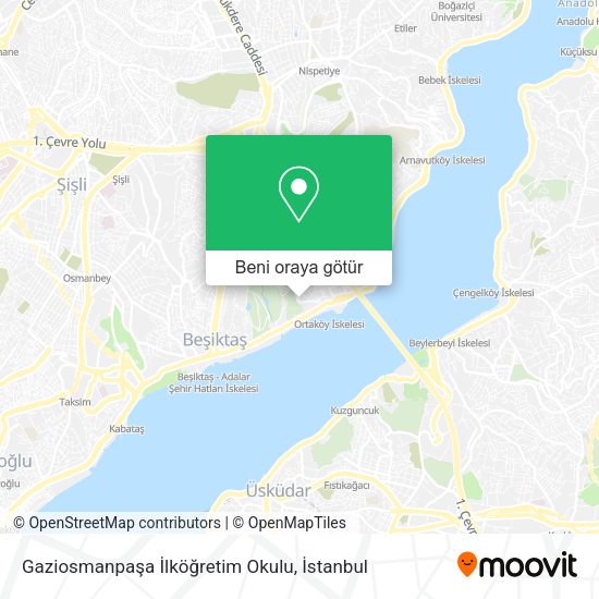 Gaziosmanpaşa İlköğretim Okulu harita